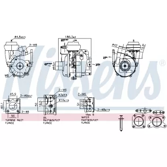 Turbocompresseur, suralimentation NISSENS