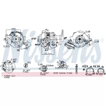 Turbocompresseur, suralimentation NISSENS