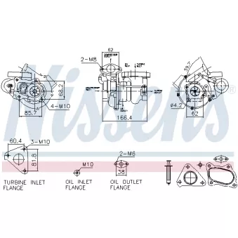Turbocompresseur, suralimentation NISSENS
