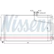 Condenseur, climatisation NISSENS 940145 - Visuel 3
