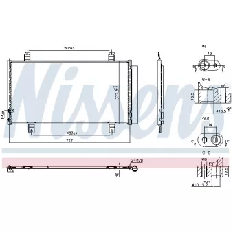 Condenseur, climatisation NISSENS 940865