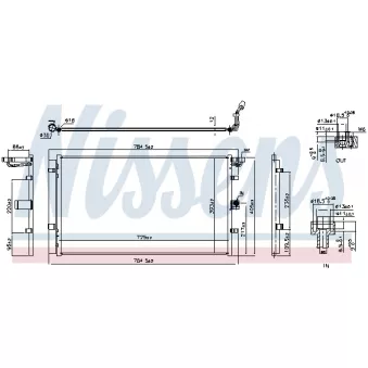 Condenseur, climatisation NISSENS 940902
