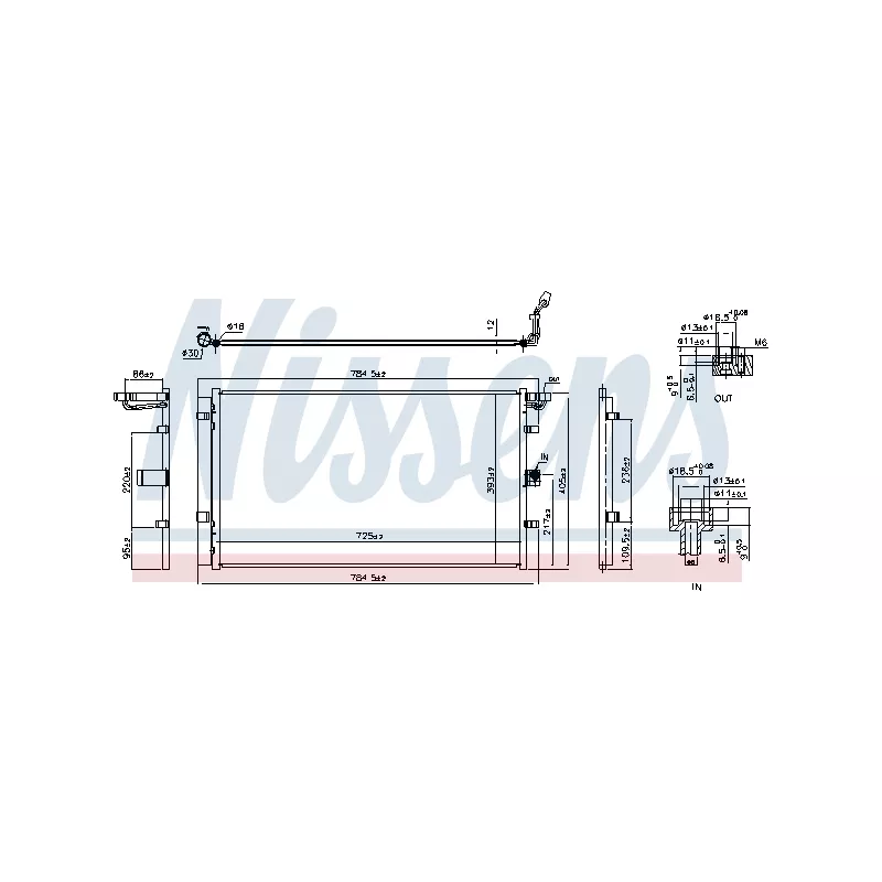 Condenseur, climatisation NISSENS 940902