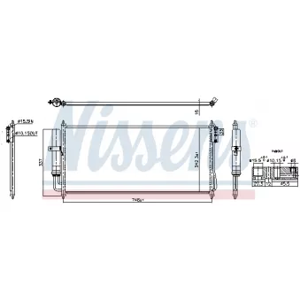Condenseur, climatisation NISSENS 940911