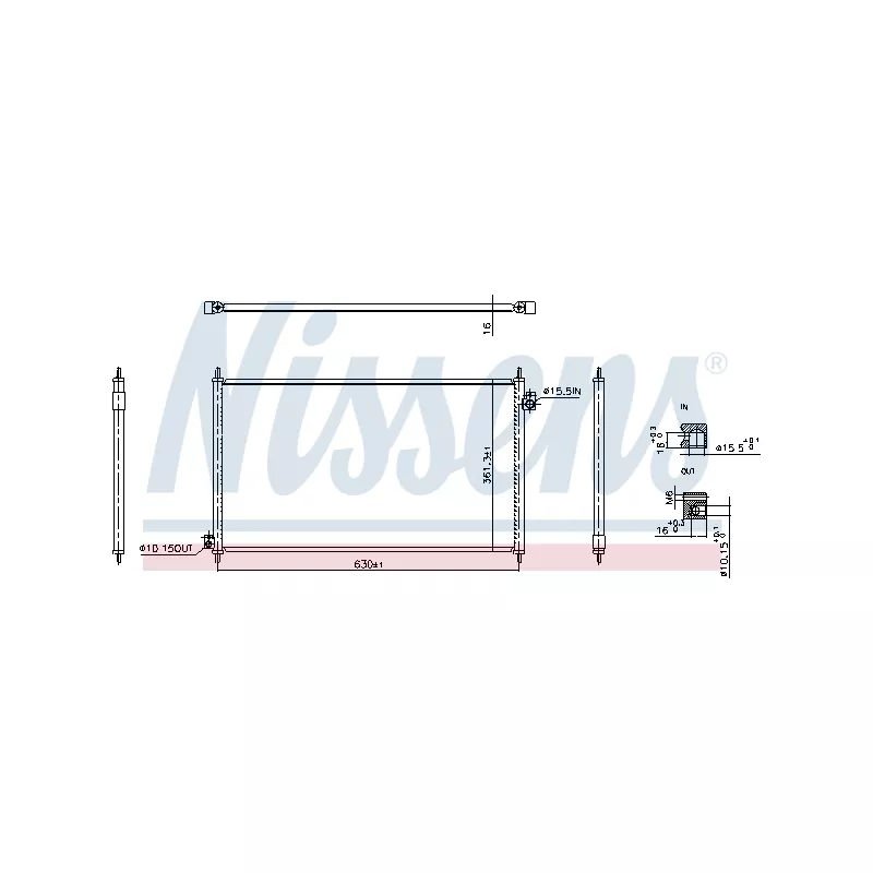 Condenseur, climatisation NISSENS 940917