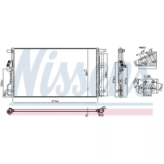 Condenseur, climatisation NISSENS 940922