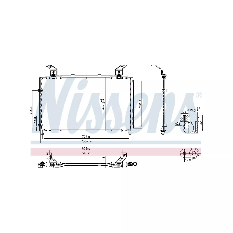 Condenseur, climatisation NISSENS 940923