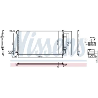 Condenseur, climatisation NISSENS 940926