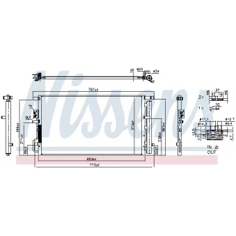 Condenseur, climatisation NISSENS 940939