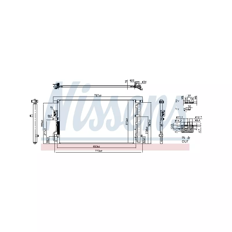 Condenseur, climatisation NISSENS 940939