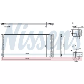 Condenseur, climatisation NISSENS 940948