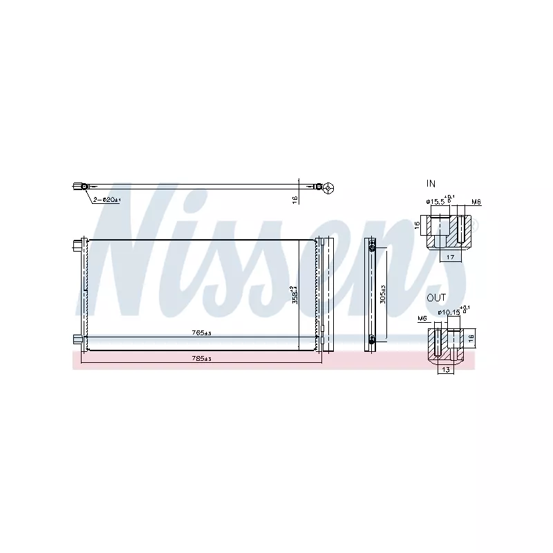 Condenseur, climatisation NISSENS 940948