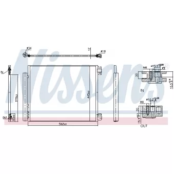 Condenseur, climatisation NISSENS 940949