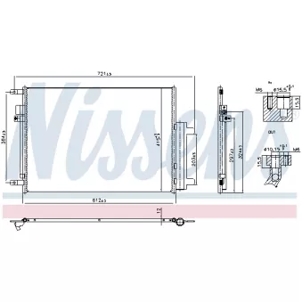 Condenseur, climatisation NISSENS 940955