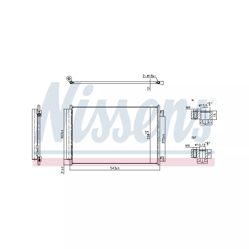Condenseur, climatisation NISSENS 940969
