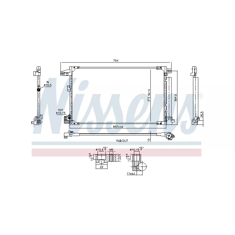 Condenseur, climatisation NISSENS 940976