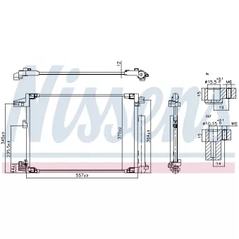 Condenseur, climatisation NISSENS 941001