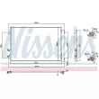 Condenseur, climatisation NISSENS 941087 - Visuel 3
