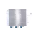 Condenseur, climatisation NISSENS 941186 - Visuel 1