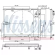 Condenseur, climatisation NISSENS 94158 - Visuel 3