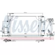 Condenseur, climatisation NISSENS 94525 - Visuel 3