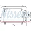 Condenseur, climatisation NISSENS 94792 - Visuel 3