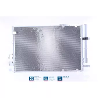Condenseur, climatisation NISSENS 94914