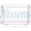 Condenseur, climatisation NISSENS 94933 - Visuel 3