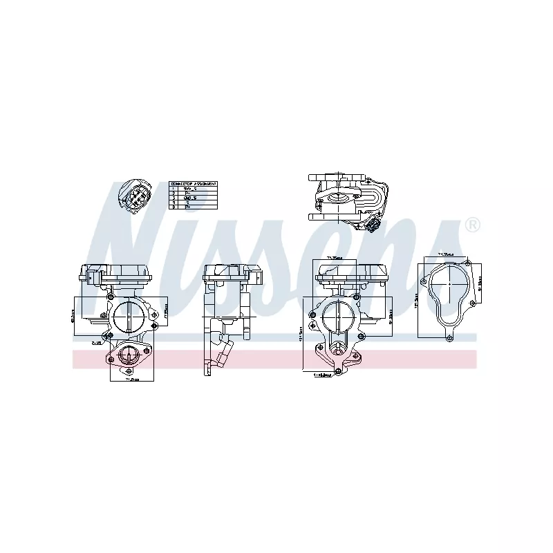 Vanne EGR NISSENS 98156