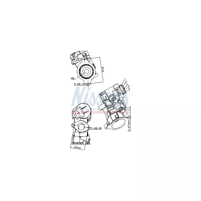 Vanne EGR NISSENS 98181