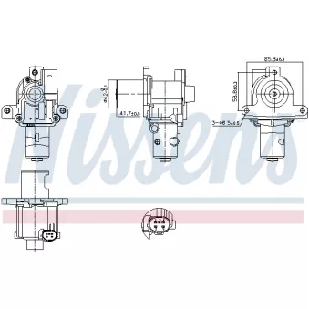 Vanne EGR NISSENS 98183