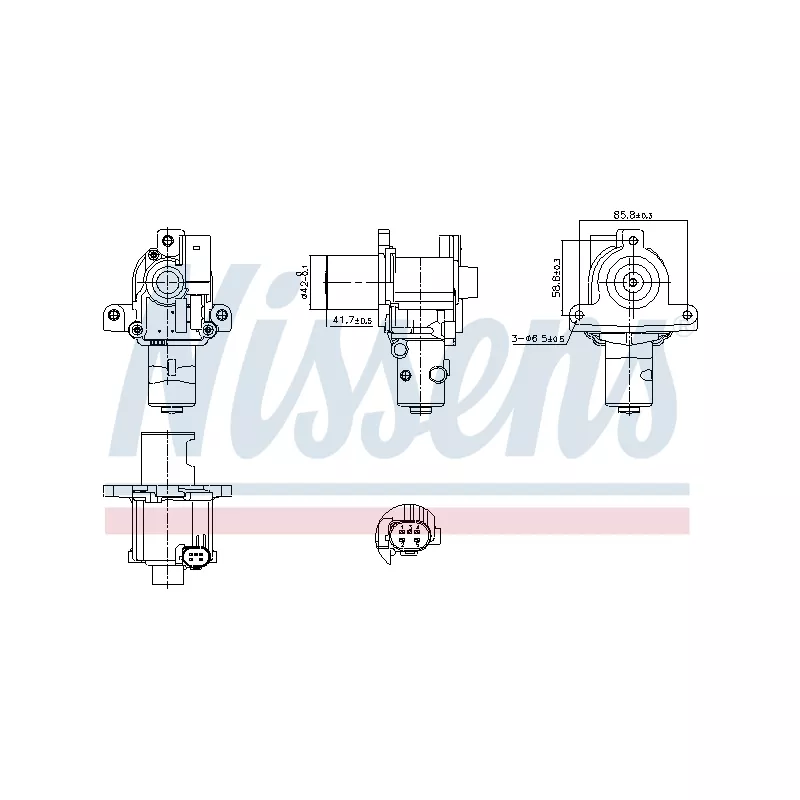 Vanne EGR NISSENS 98183