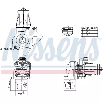Vanne EGR NISSENS 98405