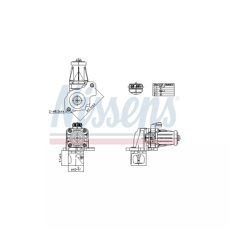 Vanne EGR NISSENS 98405