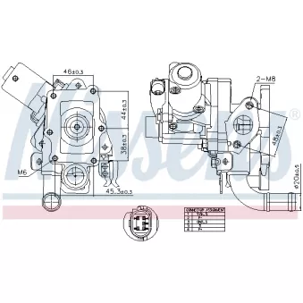 Vanne EGR NISSENS 98514