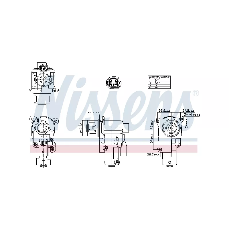 Vanne EGR NISSENS 98552