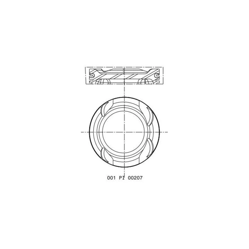 Piston MAHLE 001 PI 00207 002