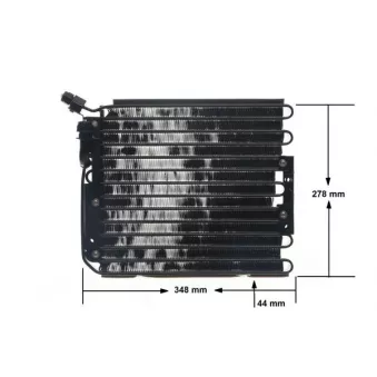 Condenseur, climatisation MAHLE AC 316 000S