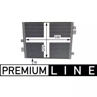 Condenseur, climatisation MAHLE AC 354 000P