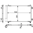 Condenseur, climatisation MAHLE AC 664 000P - Visuel 2