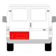 Porte arrière BLIC 6016-00-2515151P - Visuel 2