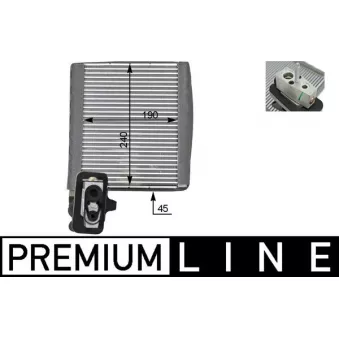 Evaporateur climatisation MAHLE AE 119 000P