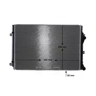 Radiateur basse température, intercooler MAHLE CIR 32 000S