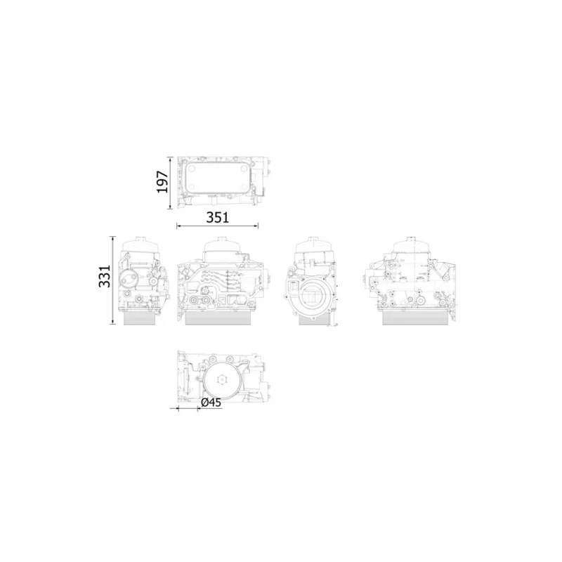 Radiateur d'huile MAHLE CLC 311 000S