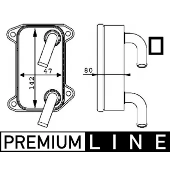 Radiateur d'huile MAHLE