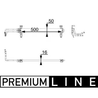 Radiateur d'huile MAHLE CLC 81 000P