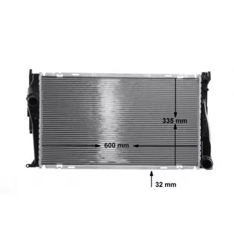 Radiateur, refroidissement du moteur MAHLE CR 1162 000S