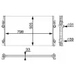 Radiateur, refroidissement du moteur MAHLE CR 1163 000P - Visuel 2