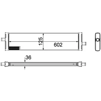 Radiateur, refroidissement du moteur MAHLE