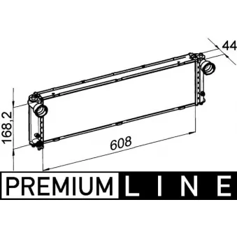 Radiateur, refroidissement du moteur MAHLE CR 1394 000P